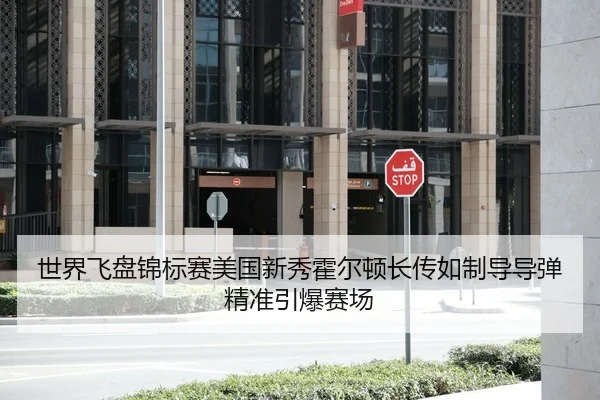 世界飞盘锦标赛美国新秀霍尔顿长传如制导导弹精准引爆赛场